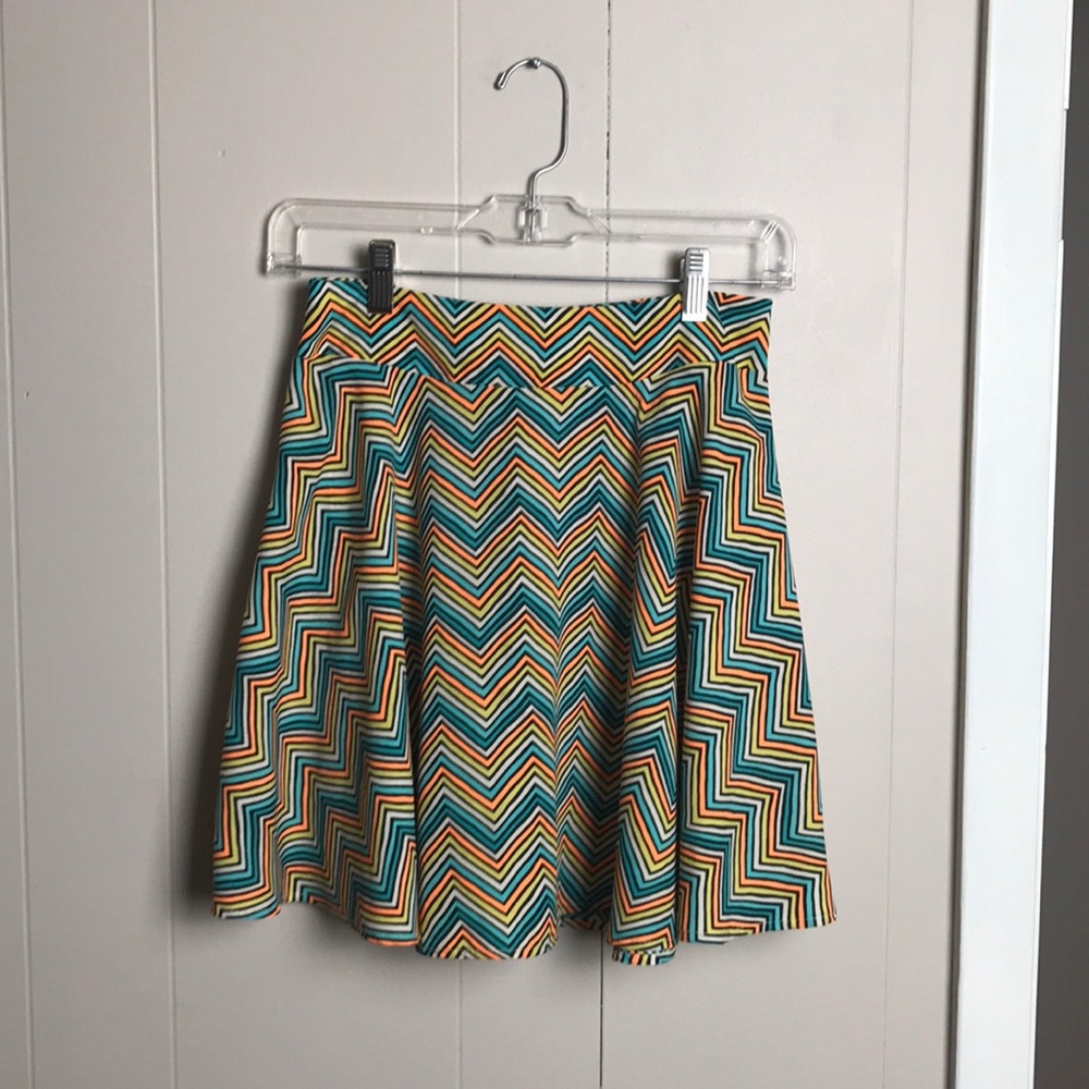 Chevron Multicolored Skirt